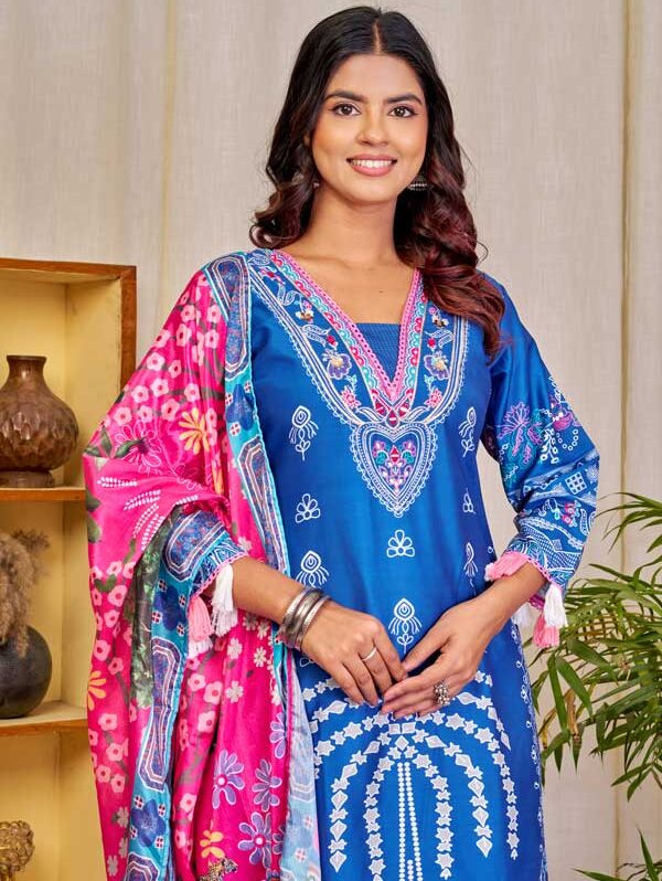 royal-blue-petal-luxe-kurta-set-free-cash-on-delivery